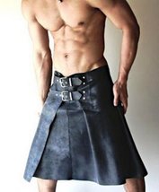 Roman Gladiator Warrior Leather Kilt - $1,402.05 MXN