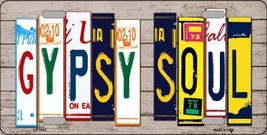 Gypsy Soul Wood License Plate Art Novelty Metal License Plate LP-7943 - $14.95