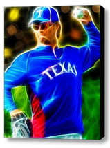 Framed Magical Texas Rangers Yu Darvish 9X11 Art Print Limited Edition signed c - £14.87 GBP