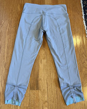 Lululemon Find Your Flow Crop Pant Cadet Blue Lullaby Yoga Leggings Cinc... - $24.72