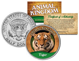 TIGER * Animal Kingdom Series * JFK Kennedy Half Dollar U.S. Coin - $12.16