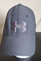 Under Armor Hat Cap Stretch Fit Large Gray Embroidered Sports Athletic C... - £9.39 GBP