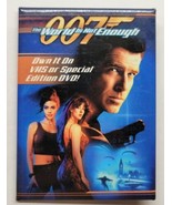 James Bond 007 The World is Not Enough Pin Back Advertising Button - £6.32 GBP