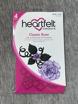 Heartfelt Creations Classic Rose Craft Dies HCD1-7110 4pc Floral Cutting... - €21,38 EUR