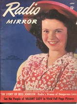 Radio and Television Mirror 6/1942-Shirley Temple-pulp fiction-WWII issue-FN - £70.39 GBP