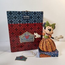 Jim Shore Disney Traditions Pumpkin Queen Minnie Mouse 4033280 Showcase Retired - £87.72 GBP