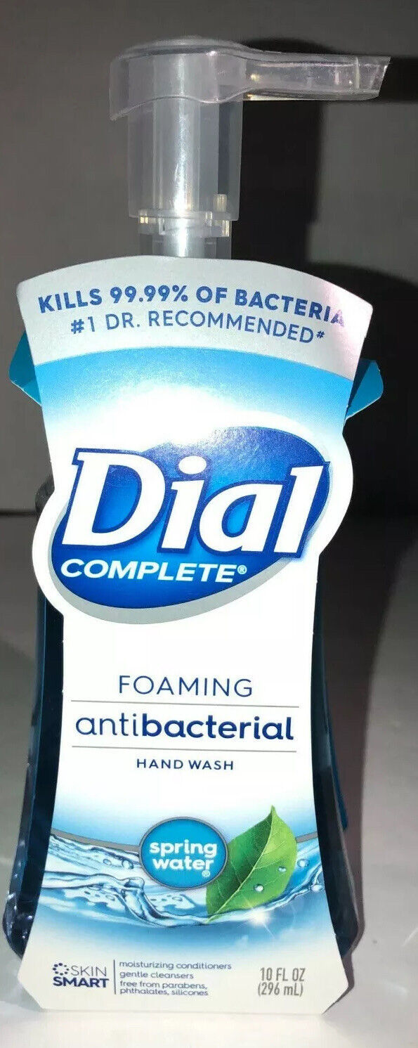 Dial Complete Foaming Spring Water 1-7.5oz Blt Hand Wash-Kills 99.9% of ... - $5.82