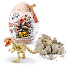 Robo Alive Dino Fossil Find - T-Rex by ZURU Excavate Dinosaur Fossils Digging Ki - £15.70 GBP