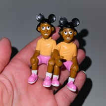 Disney Twins Wearing Mickey Mouse Ears Disneyland Autopia Car Figure Replacement - $9.85