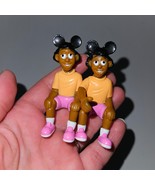 Disney Twins Wearing Mickey Mouse Ears Disneyland Autopia Car Figure Rep... - £7.74 GBP