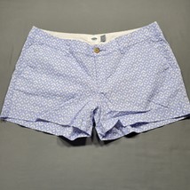 Old Navy Women Shorts Size 8 Purple Preppy Periwinkle Cheeky Flat Front ... - $11.70