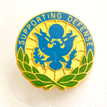 Supporting Defense Presidential Seal Lapel Hat Tie Pin Meyer Dual Pinback 1.2” - £11.76 GBP