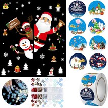 Christmas Stickers Set of 3 Christmas Holiday Stickers for Envelopes Ki - £15.71 GBP