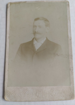 Vintage Cabinet Card Uncle Joe 1898 by Hamilton in St. Johns, Michigan - £14.84 GBP