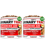 2 Dog UTI Treatment - 170 Treats - Cranberry Supplement for Dogs Bladder... - $54.75 CAD