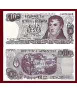 Argentina P300. 10 Pesos, General Belgrano / Iguazu falls, Misiones, UNC... - $1.35 CAD
