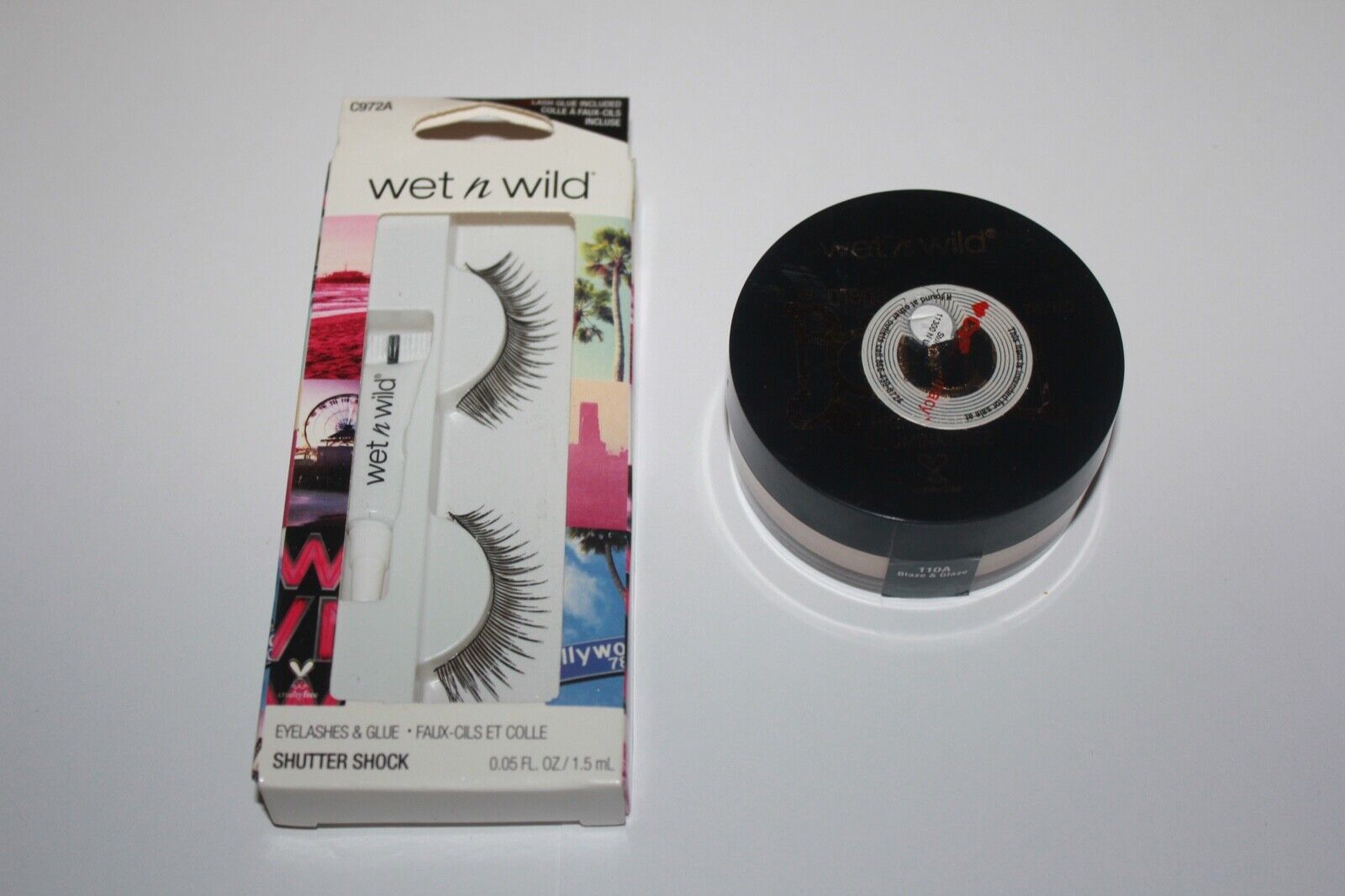 Primary image for Wet n Wild Mega Jelly Highlighter 110A + EyeLashes & Glue C972A Sealed