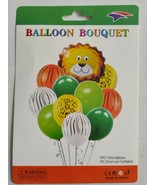 1 Set 11 Pcs Balloons Bouquet Lion Decoration Adult Kids Safary Jungle P... - £13.12 GBP