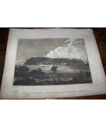 1829 ANTIQUE MALTE BRUN QUEBEC BRITISH COLUMBIA COPPER ENGRAVING - £11.62 GBP