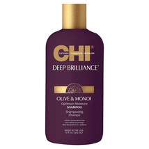 Farouk CHI Deep Brilliance Olive &amp; Monoi Optimum Moisture Shampoo 12oz - £21.04 GBP