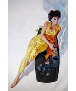 24x36 inches Rep. Robert McGinnis  stretched Oil Painting Canvas Art Wal... - £198.55 GBP