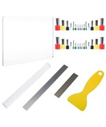 45 Pcs Pieces Polymer Clay Tool Kit Acrylic Polymer Roller Blade DIY Hob... - £11.81 GBP