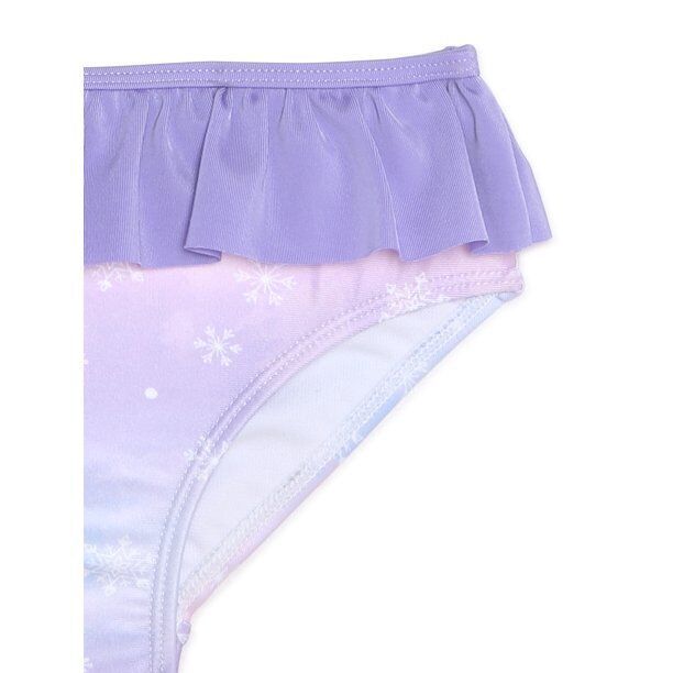 Disney Frozen 2 Toddler Girl's Tankini 2-Piece Swim Set, Purple Size 3T Item image 2