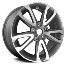 Wheel For 2014-2016 Hyundai Santa Fe 18x7.5 Alloy 5 V Spoke Charcoal Metallic - £293.42 GBP