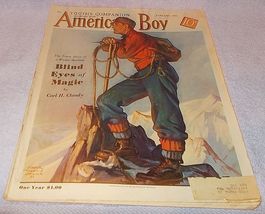 American Boy with Youth&#39;s Companion Magazine January 1936 Daisy Air Rifle - £7.92 GBP