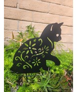 Silhouette Metal Animal Floral Cut Out Garden Art Stake, CHOOSE Style - $28.46 CAD