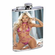 Moroccan Pin Up Girls D13 Flask 8oz Stainless Steel Hip Drinking Whiskey - $14.80