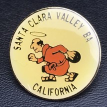 Santa Clara Valley BA California Vintage Pin Bowling Angel Man Wearing Robe - $20.00