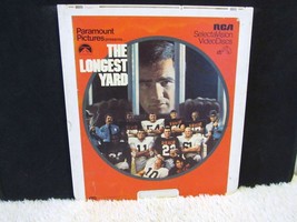 CED VideoDisc The Longest Yard (1974) Starring Burt Reynolds, Paramount Pictures - £5.07 GBP