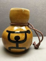 Vintage Hawaiian Ceramic Pottery by Ele - &quot;Paddler&quot; Vase with Rope aroun... - $23.75
