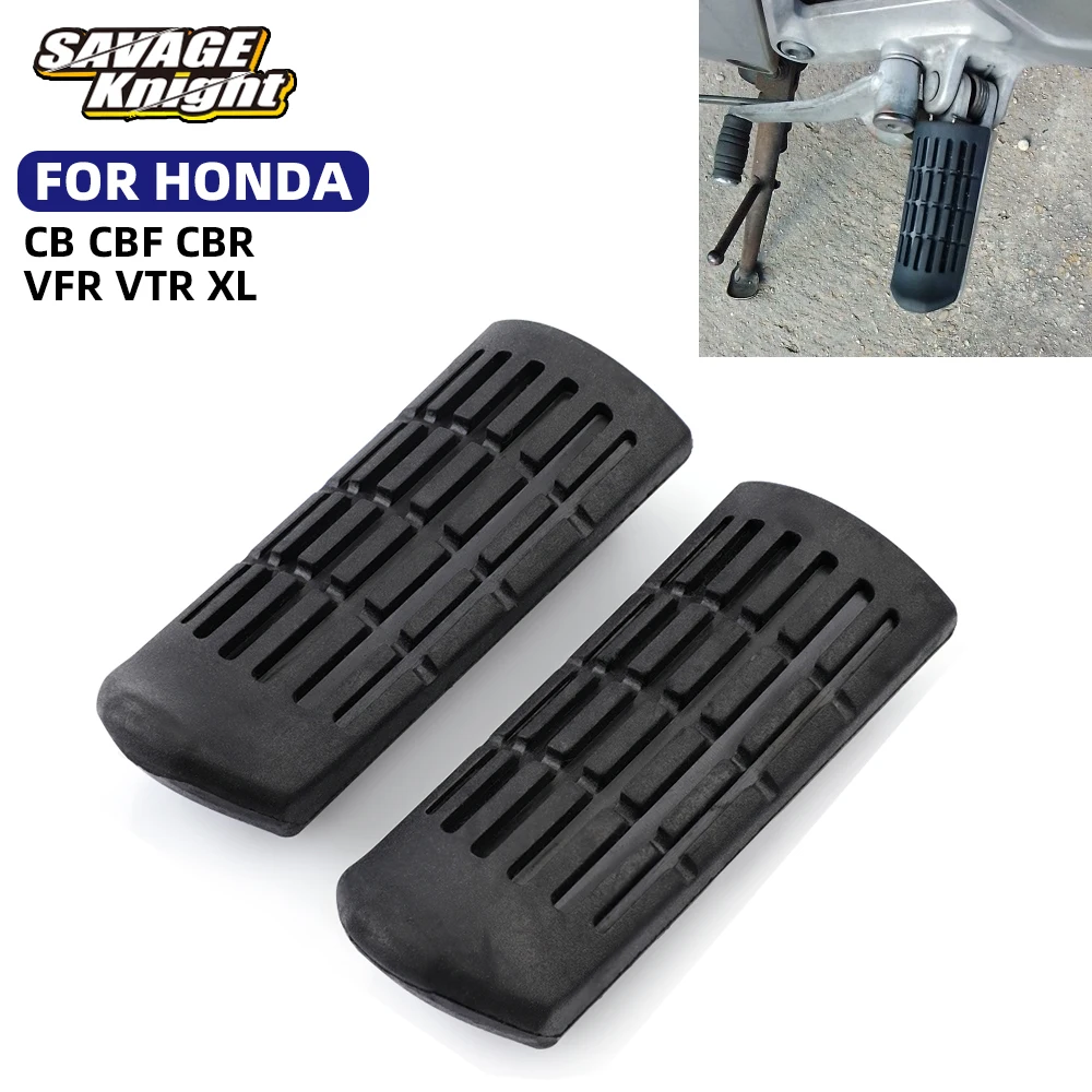 Front Foot Peg Rest Rubber For Honda Cbr 900RR 600 1100 CB600F CB900F Hornet Vfr - £14.42 GBP