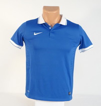 Nike Dri Fit Blue Short Sleeve Polo Shirt Youth Boys NWT - £55.05 GBP
