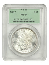 1887 $1 Pcgs MS64 (Ogh) - £108.20 GBP