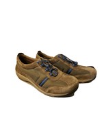 Dansko Helen Bungee Sneakers Taupe Tan Blue Suede Women&#39;s Size 41 US 10.... - £19.48 GBP