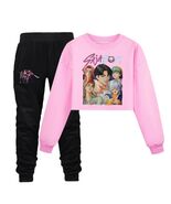 KPop Demon Hunter Kids Jacket & Pants Set – Long Sleeve Pullover Sweatshirt