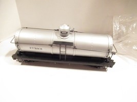 G SCALE TRAINS- ETX TANK CAR - METAL WHEELS/KNUCKLES  -GOOD- HB1 - $68.17