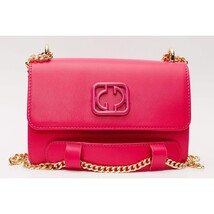 The Maneadero Fuchsia Leather Handbag image 7