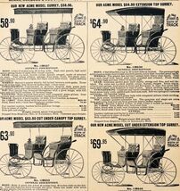 1969 Surrey Wagons 1901 Repro Advertisement Sears Transportation DWU16H - $24.99