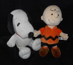 P EAN Uts Kohl&#39;s Cares For Kids Snoopy &amp; Charlie Brown Stuffed Animal Plush Toys - £26.16 GBP