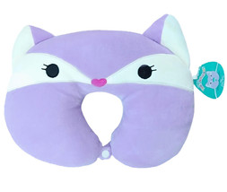 Official KellyToy Squishmallow 12-inch Neck Travel Pillow - WENDY FROG - £31.62 GBP