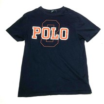 Vintage Polo Ralph Lauren Tee T Shirt Mens S Navy Blue #3 Crew Neck Short Sleev - £12.48 GBP