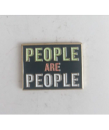 People Are People Enamel Lapel Hat Pin - $6.44