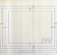 1957 Railroad Bangor Aroostook Drawing Sheets Blueprint A15 Trains DWDD15 - $84.36