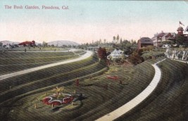 Pasadena CA The Busch Garden Park California Postcard D52 - £2.30 GBP