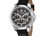 Maserati R8871621006 Successo orologio analogico al quarzo nero in accia... - $200.04