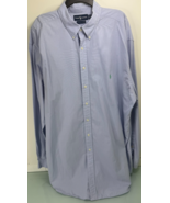 Polo Ralph Lauren Men Shirt 2LT Tall 2XLT Two Ply Cotton Button Up Long ... - $559.20 MXN